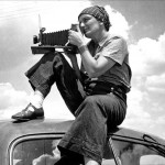 Dorothea Lange Photograph of herself.