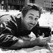 Walt Disney Photograph of Him Holding a Camera